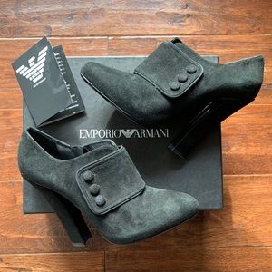 Emporio Armani Black Booties
